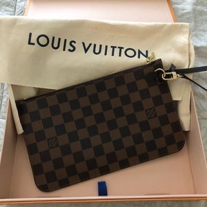 Authentic Louis Vuitton wristlet bag